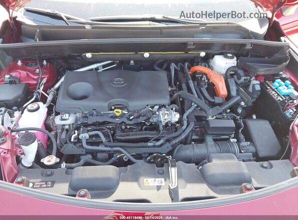 JTEAAAAH2RJ158791 2024 TOYOTA VENZA Red Вид ззаду