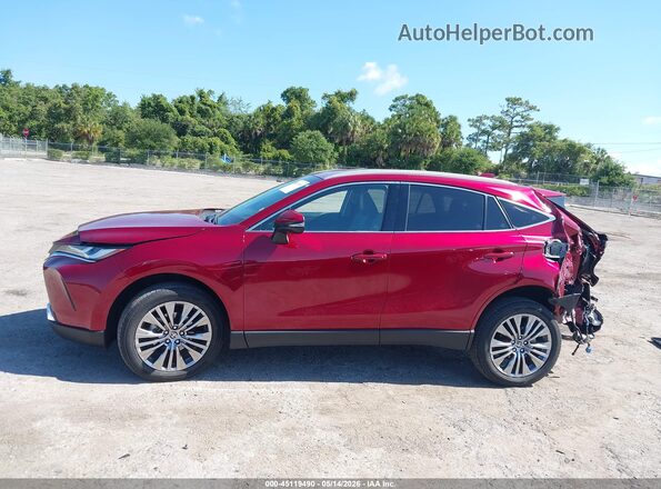 JTEAAAAH2RJ158791 2024 TOYOTA VENZA Red Панорамний вид салону 360°