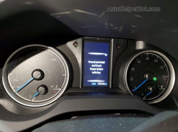 JTEAAAAH5NJ095938 2022 TOYOTA VENZA Blue ხელსაწყოთა პანელის ხედი
