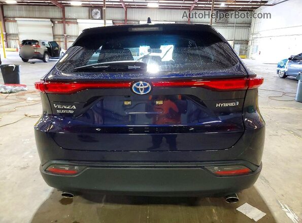 JTEAAAAH5NJ095938 2022 TOYOTA VENZA Blue უკანა ხედი