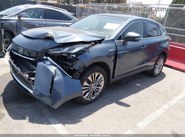 JTEAAAAH6MJ044804 2021 TOYOTA VENZA Gray Առջևի ձախ երեք քառորդ տեսարան
