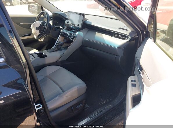 JTEAAAAH7MJ060073 2021 TOYOTA VENZA Black Vista interior delantera