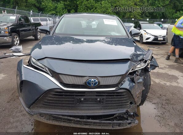 JTEAAAAH7MJ085524 2021 TOYOTA VENZA Blue Вид щитка приладів
