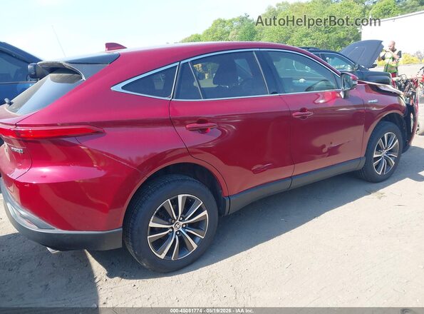 JTEAAAAH9MJ010159 2021 TOYOTA VENZA Red Задня права чверть