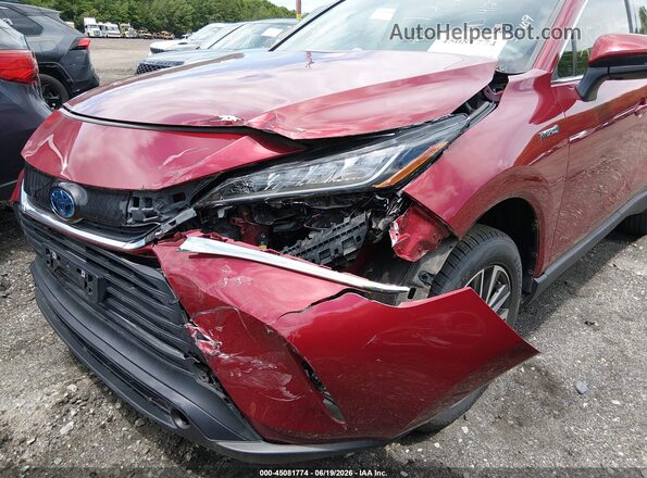 JTEAAAAH9MJ010159 2021 TOYOTA VENZA Red Вид спереду