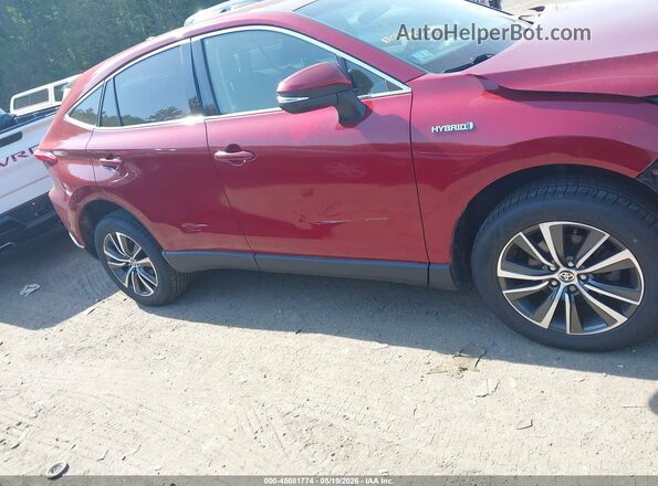 JTEAAAAH9MJ010159 2021 TOYOTA VENZA Red Вид задньої частини салону