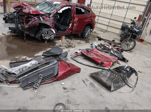 JTEAAAAH9MJ064111 2021 TOYOTA VENZA Red წინა პანელის ხედი