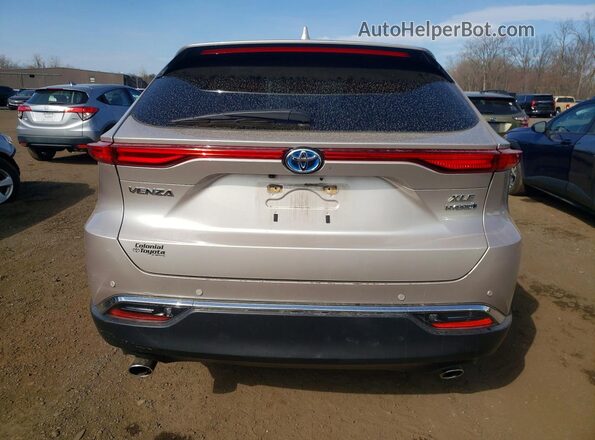 JTEAAAAH9MJ073407 2021 TOYOTA VENZA Silver Widok z tyłu