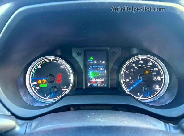 JTEAAAAH9MJ083659 2021 TOYOTA LE Белый Вид панели приборов