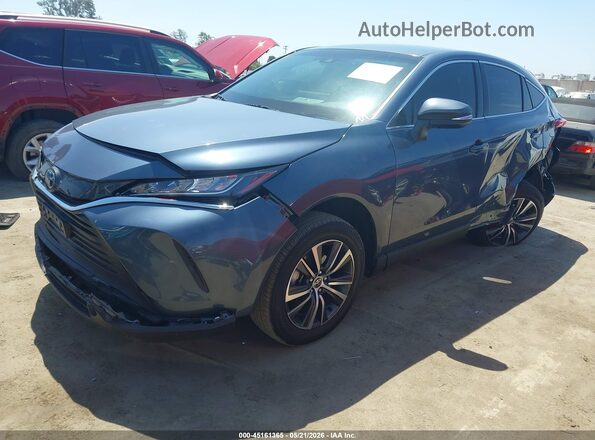 JTEAAAAH9NJ093397 2022 TOYOTA VENZA Gray Առջևի ձախ երեք քառորդ տեսարան
