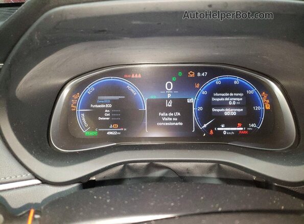 JTEAAAAHXPJ149494 2023 TOYOTA VENZA Red Instrument cluster view