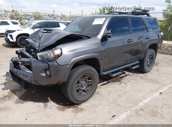 JTEBU5JR2K5665328 2019 TOYOTA 4RUNNER Gray Front left