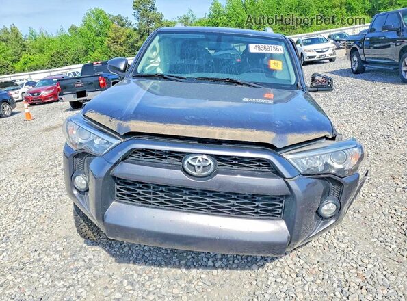 JTEBU5JR9J5488159 2018 TOYOTA 4RUNNER Gray 