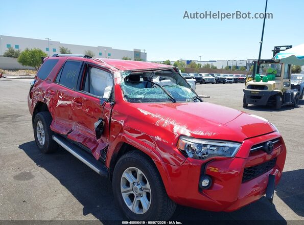 JTEEU5JR9P5302738 2023 TOYOTA 4RUNNER Red 