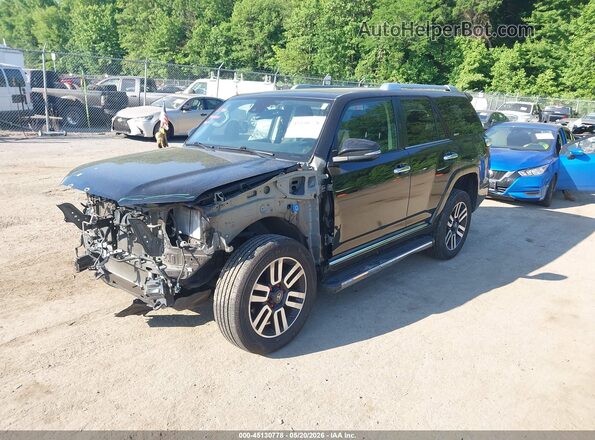 JTEKU5JR6M5874428 2021 TOYOTA 4RUNNER Black Առջևի ձախ երեք քառորդ տեսարան