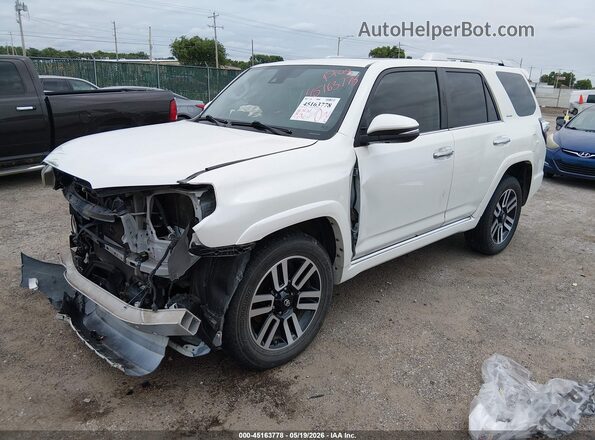 JTEKU5JR9M5845540 2021 TOYOTA 4RUNNER White Vista tres cuartos delantera izquierda