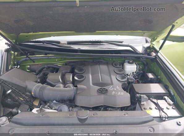 JTELU5JR8N6083883 2022 TOYOTA 4RUNNER Green უკანა ხედი