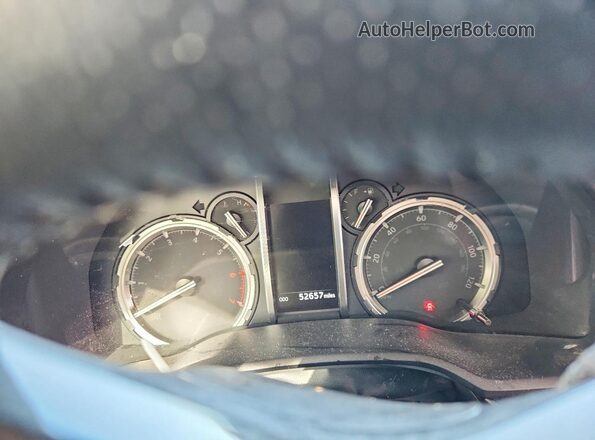 JTELU5JR9M5894256 2021 TOYOTA 4RUNNER Black Instrument cluster view
