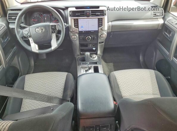 JTEMU5JR1M5886558 2021 TOYOTA 4RUNNER Red წინა პანელის ხედი