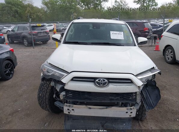 JTEMU5JRXM5868821 2021 TOYOTA 4RUNNER White Вид щитка приладів