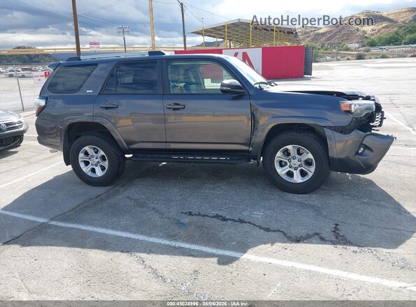 JTENU5JR5M5910607 2021 TOYOTA 4RUNNER Gray Вид задньої частини салону