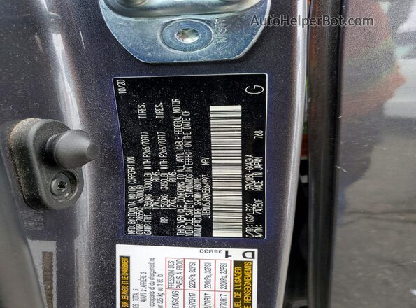 JTENU5JRXM5864997 2021 TOYOTA 4RUNNER Gray 