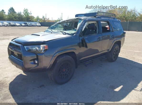 JTERU5JR1M5961538 2021 TOYOTA 4RUNNER Black Przód lewy