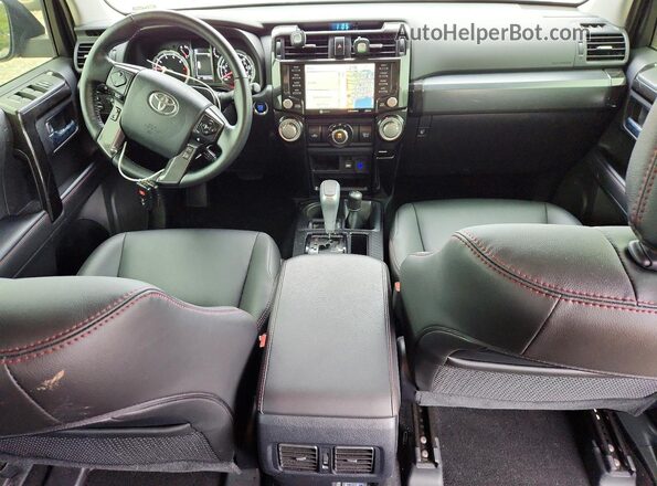 JTERU5JR3P6172192 2023 TOYOTA 4RUNNER Black Вид панелі приладів
