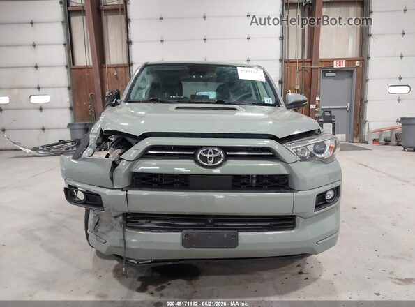 JTESU5JR3N5979008 2022 TOYOTA 4RUNNER Green Widok wnętrza z tyłu