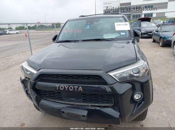 JTEUU5JR2P6098662 2023 TOYOTA 4RUNNER Black Widok zestawu wskaźników