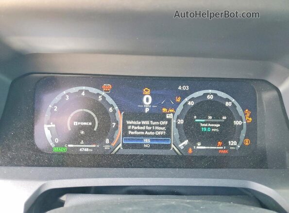 JTEVB5BR2T5028040 2026 TOYOTA 4RUNNER Charcoal Սարքավորումների վահանակի տեսք