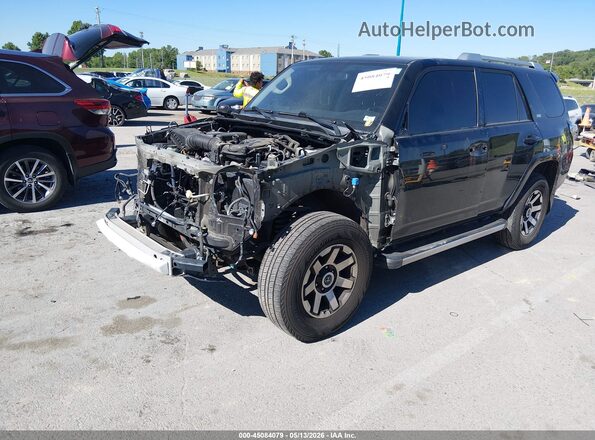 JTEZU5JR2G5144311 2016 TOYOTA 4RUNNER Black წინა მარცხენა ხედი სამი მეოთხედიდან
