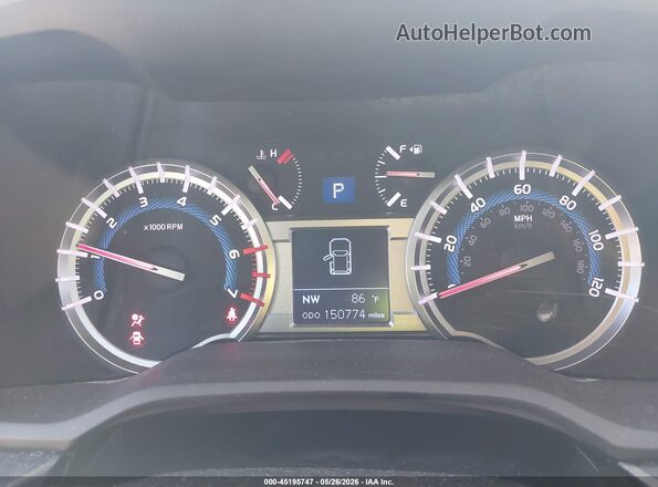 JTEZU5JR6H5152218 2017 TOYOTA 4RUNNER Gray Հետևի նստատեղերի տեսք
