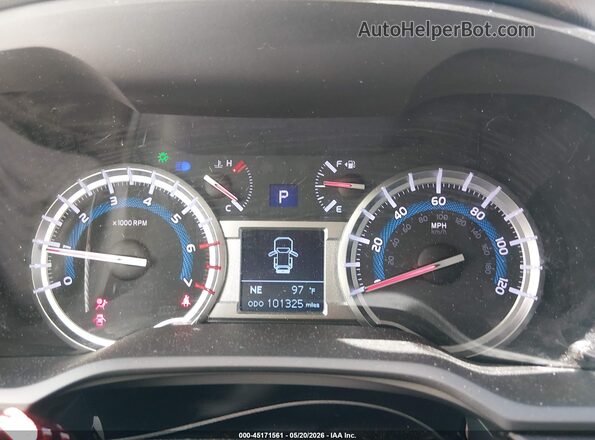 JTEZU5JR8H5159980 2017 TOYOTA 4RUNNER Black Widok tylnych siedzeń