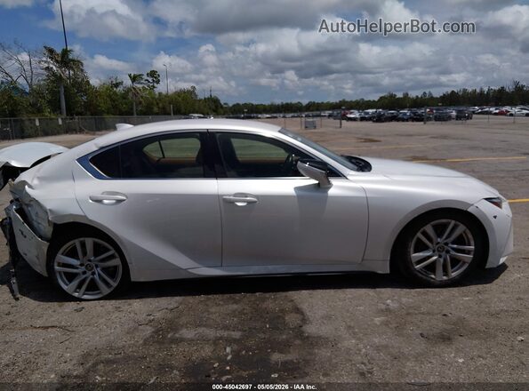 JTHAA1D25M5114733 2021 LEXUS IS 300 White Սալոնի հետևի տեսք