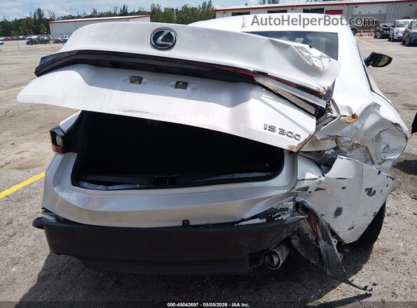 JTHAA1D25M5114733 2021 LEXUS IS 300 White Դիմացի տեսք