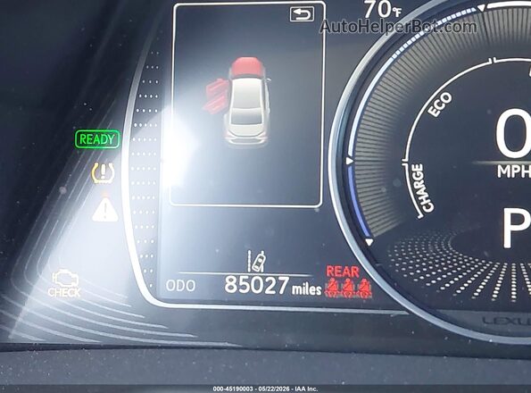 JTHB21B10K2038476 2019 LEXUS ES 300H Синий 
