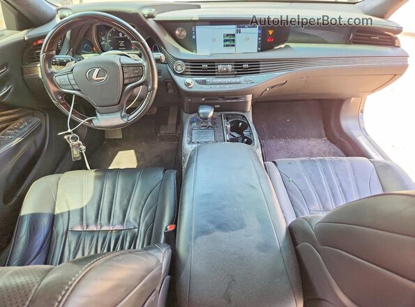 JTHB5LFF7J5000961 2018 LEXUS LS Black Widok deski rozdzielczej
