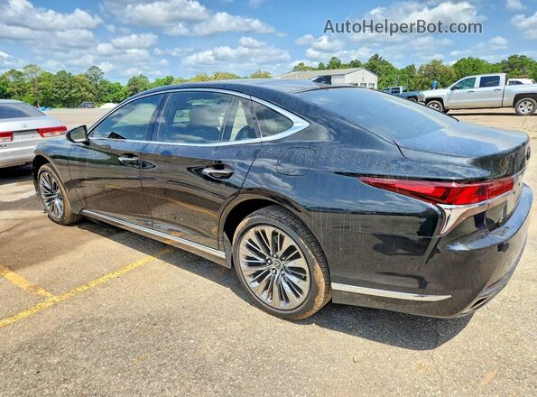 JTHB5LFF7J5000961 2018 LEXUS LS Black Tył lewy