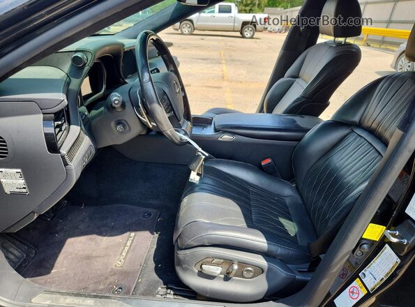 JTHB5LFF7J5000961 2018 LEXUS LS Black Widok wnętrza z przodu