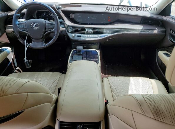 JTHB5LFF9J5004462 2018 LEXUS LS White Առջևի վահանակի տեսք