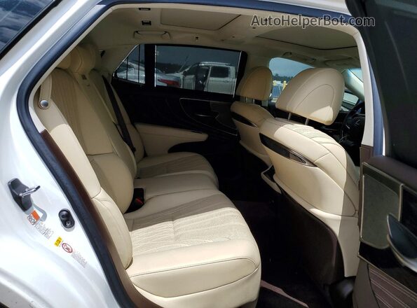JTHB5LFF9J5004462 2018 LEXUS LS White Հետևի նստատեղերի տեսք