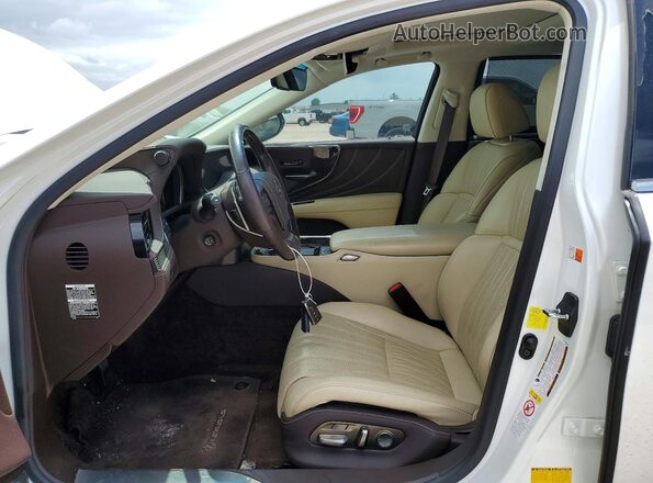 JTHB5LFF9J5004462 2018 LEXUS LS White Սալոնի դիմացի տեսք