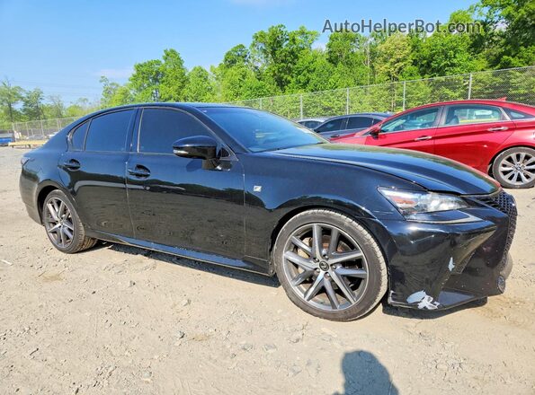 JTHBA1BL1HA003917 2017 LEXUS GS Black Передня права чверть