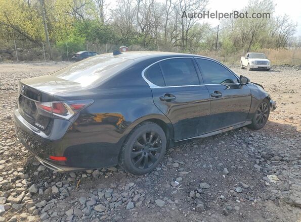 JTHBA1BL6GA002616 2016 LEXUS GS Black Trasero derecho