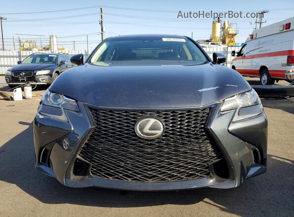 JTHBA1BL7HA004389 2017 LEXUS GS Charcoal Вид спереду