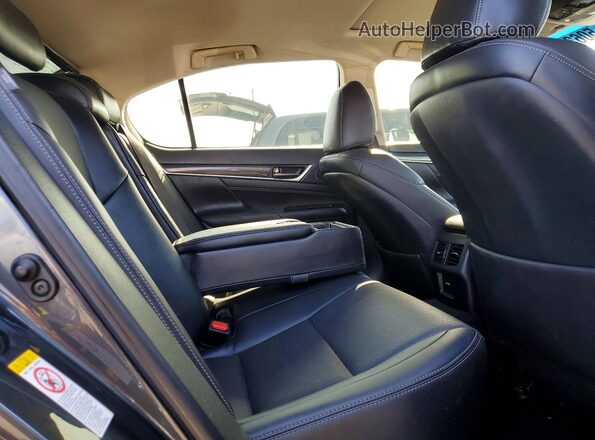 JTHBA1BL7HA004389 2017 LEXUS GS Charcoal Вид задніх сидінь