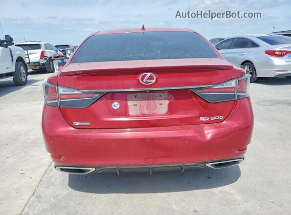 JTHBA1BL7JA006391 2018 LEXUS GS Red უკანა ხედი