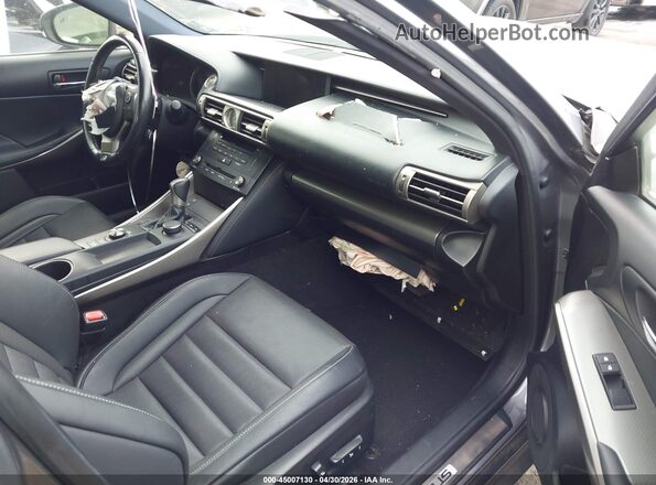 JTHBA1D20G5033695 2016 LEXUS IS 200T Gray Widok wnętrza z przodu