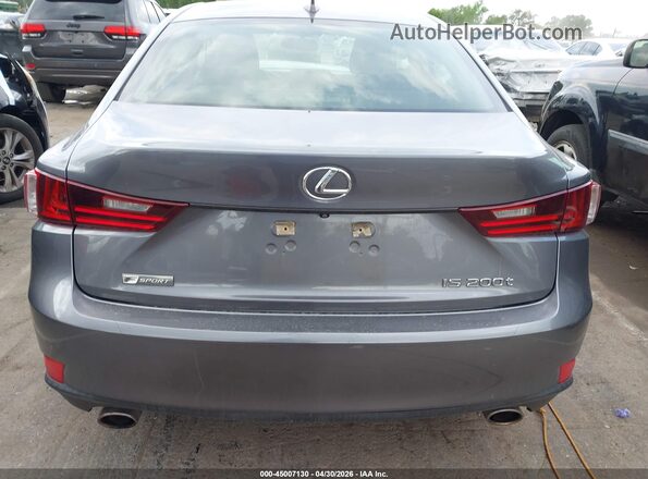 JTHBA1D20G5033695 2016 LEXUS IS 200T Gray 